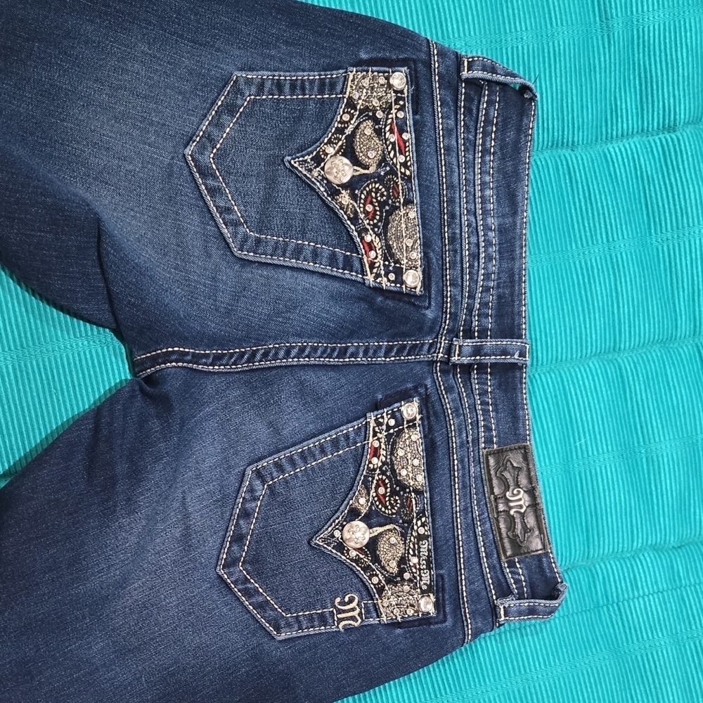 Embellished Blue Jeans